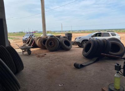 Empresrio que vendia pneus irregulares  preso em Confresa