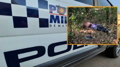 Corpo de homem assassinado  encontrado em matagal