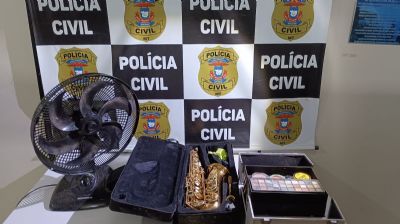 Homem  preso aps roubar saxofone avaliado em R$ 8 mil
