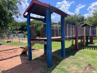 Playgrounds do Parque Me Bonifcia passaro por reformas