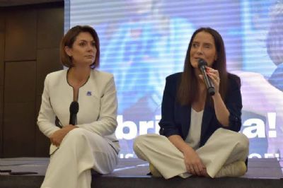 Michelle Bolsonaro anuncia Amlia Barros na presidncia do PL Mulher em MT