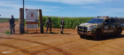 Fora Ttica realiza ao para inibir crimes contra o patrimnio em regio rural de Rondonpolis