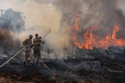 Governo de MT apresenta estrutura e aes de combate a incndios florestais para Bombeiros de RO