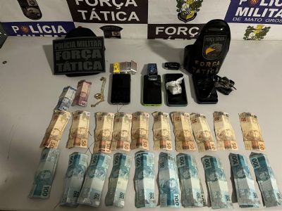 Trio suspeito por furto de caminhonete e trfico de drogas em Rondonpolis