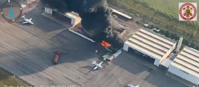 Vtimas de avio que explodiu na Bom Futuro eram piloto e funcionrio de aeroporto