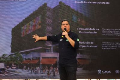 Prefeito garante que Mercado Municipal Miguel Sutil ser entregue em julho de 2025