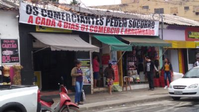 Comerciantes pedem socorro aps onda de furtos na regio central de Cuiab