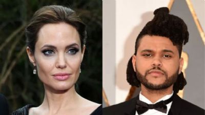 Angelina Jolie e The Weeknd so vistos em jantar romntico