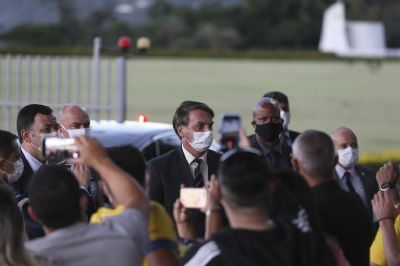 CPI: 'Falei mais coisa', diz Bolsonaro sobre gravao feita por Kajuru