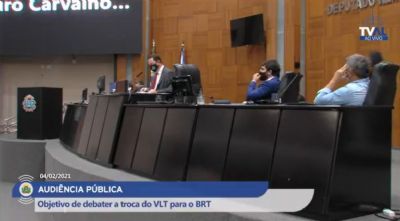 Sem resoluo e com muita discusso, AL encerra audincia sobre troca de VLT por BRT