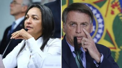 ​Bolsonaro chama Eliziane Gama de desqualificada