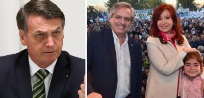 'Bandidos de esquerda comearam a voltar ao poder', diz Bolsonaro sobre Argentina