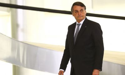 Bolsonaro retorna a Braslia aps seis dias de frias no Guaruj