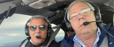 Autoridades argentinas prosseguem buscas por avio brasileiro