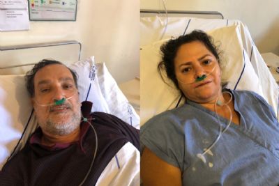 Separado devido a covid-19, casal se reencontra em hospital de Cuiab