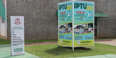Vrzea Grande prorroga vencimento do IPTU 2023 para dia 6 de setembro