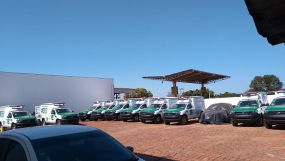 Prefeitura entrega 10 novas ambulncias nesta quarta