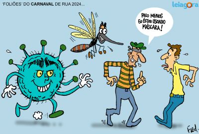 'Foliões' do Carnaval de Rua 2024