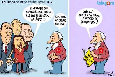 Polticos de MT se renem com Lula