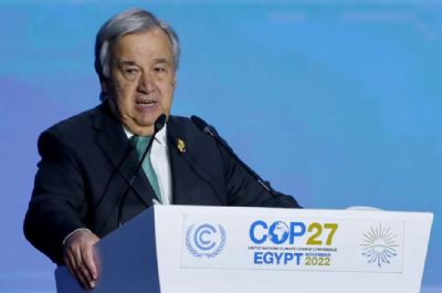 'Estamos no caminho para o inferno climtico', alerta Guterres na COP 27