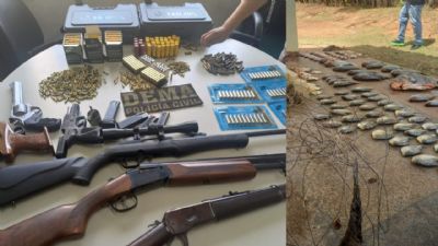 Polcia Civil apreende 6 armas com suposto CAC em operao contra pesca predatria