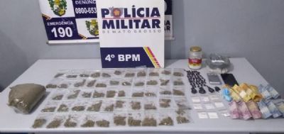 Homem  detido com 108 pores de droga em VG