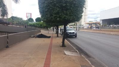 Motociclista faz manobra indevida em avenida e morre aps ser atingido por S10