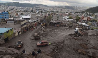 Deslizamento de terra deixa pelo menos 24 mortos no Equador