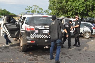 Foragido do estado de Alagoas por triplo homicdio  localizado no interior do Estado