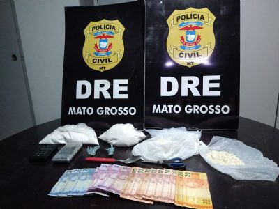 Polcia Civil prende traficante e fecha boca de fumo em Vrzea Grande