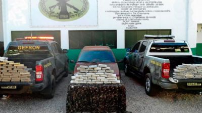 Gefron apreende R$ 1,3 milho em drogas dentro de carro em rodovia