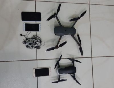 Agentes apreendem dois drones e trs celulares em cadeia de Rondonpolis