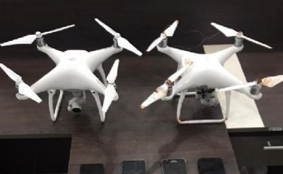 Policiais penais evitam entrada de celulares e drogas por meio de drones