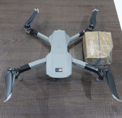 Drone com droga  abatido na Mata Grande