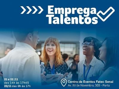 Emprega Talentos rene palestras e feira de carreiras com mais de 1,5 mil vagas de emprego