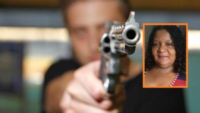 Mulher  morta a tiros pelo marido e vizinhos so baleados