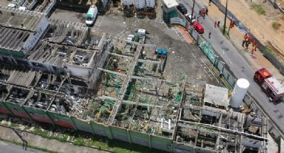Exploso  registrada em empresa de oxignio em Fortaleza