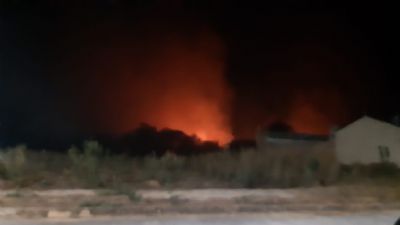 Fogo queima cerca de  um hectare de vegetao em Lucas do Rio Verde