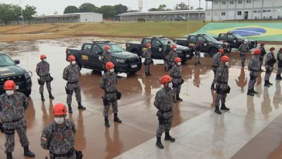 Bombeiros da Fora Nacional vo combater incndios em Mato Grosso