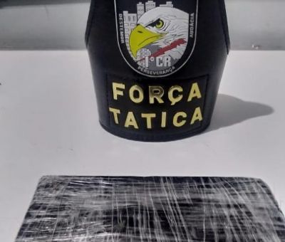 Fora Ttica prende suspeito com tablete de cocana em VG