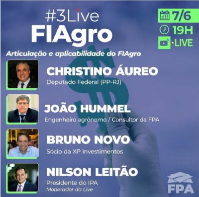 FPA discute hoje a FIAgro em live