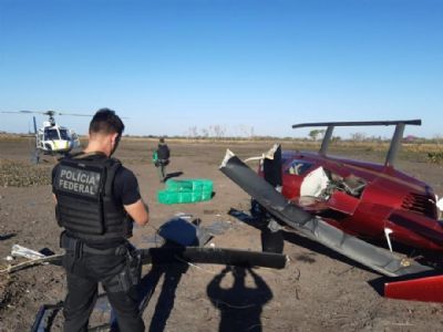 Bombeiro que pilotava helicptero com droga tenta subornar 'colegas' e juza mantm priso