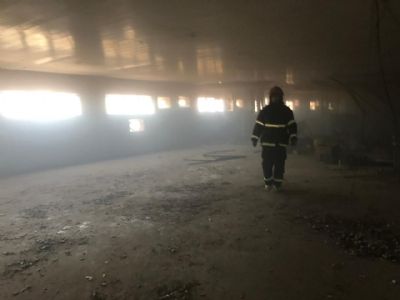 Incndio atinge prdio da Secretaria de Agricultura de Rondonpolis