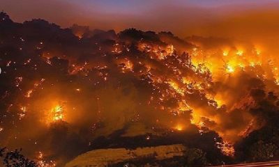 Maior incndio florestal da Califrnia atinge cidade histrica