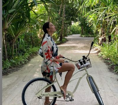 Ivete Sangalo diz que viagem s Ilhas Maldivas com marido foi para dar beijinho e relaxar