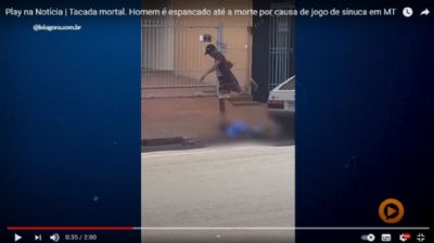 Vdeo | Suspeito de matar homem em briga durante jogo de sinuca  preso