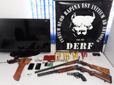 Jovem  preso de atuar com comrcio de armas em Rondonpolis