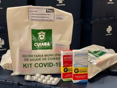 Comea distribuio de kits covid em 14 unidades bsicas de sade de Cuiab