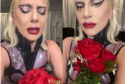 Lady Gaga chora ao cancelar show por causa de tempestade: veja o vdeo