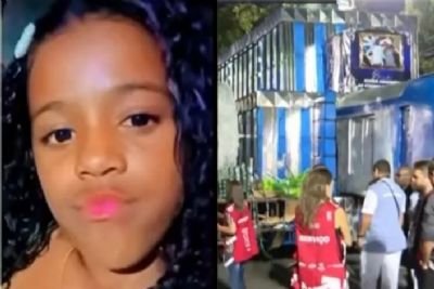Menina tem perna amputada aps acidente com carro alegrico no Rio